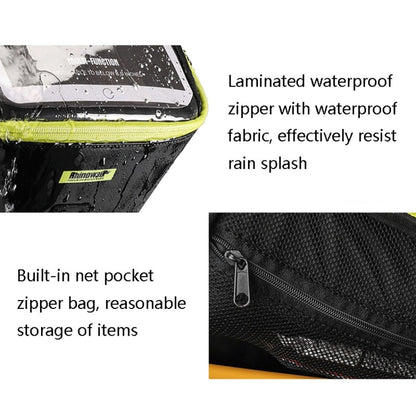 Rhinowalk X21923 Bicycle Front Hanging Bag Multi-Function Bike Waterproof Front Bag, X21923 (Matte Green), X21923 (Full Black)