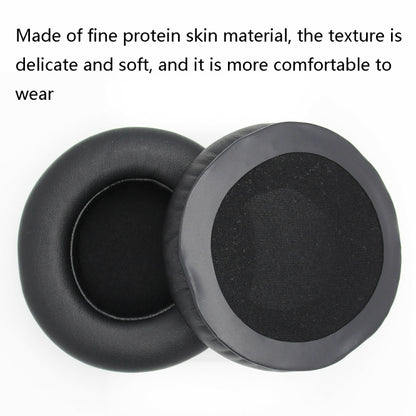 1 Pair Thicken Sponge Headset Set 90mm Earmuffs For Kraken 7.1 V2 Pro, Black, Orange