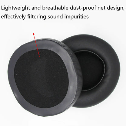 1 Pair Thicken Sponge Headset Set 90mm Earmuffs For Kraken 7.1 V2 Pro, Black, Orange