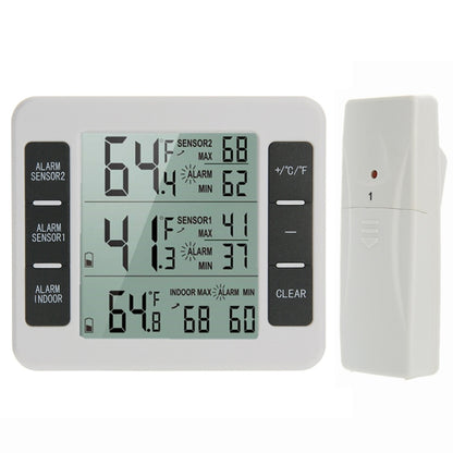 SN010 Wireless Indoor Outdoor High-Precision Thermometer Electronic Refrigerator Thermometers, One to One