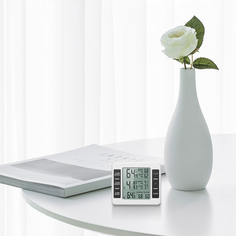 SN010 Wireless Indoor Outdoor High-Precision Thermometer Electronic Refrigerator Thermometers, One to One