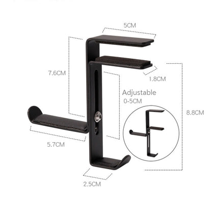 JD039 Metal Clip Earphone Holder Desktop Headset Hook