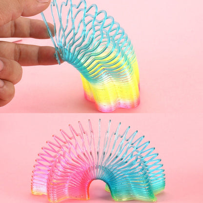 10 pièces Cercle arc-en-ciel transparent pailleté Polygon Cercle arc-en-ciel printanier, livraison de style aléatoire, Cercle arc-en-ciel transparent pailleté