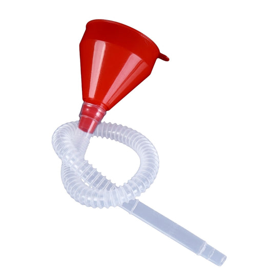 Entonnoir de remplissage en plastique pour voiture, moto, camion, véhicule, avec tuyau souple, entonnoir de remplissage d'huile.