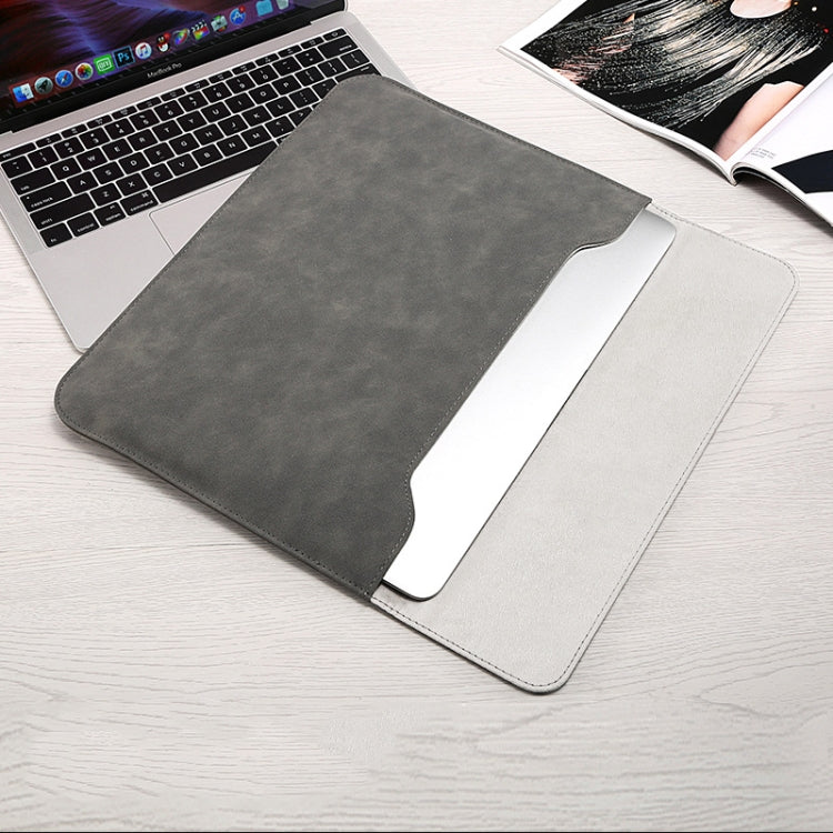 Horizontal Matte PU Laptop Bag, For Macbook 11 Inch A1465/A1370, For Macbook  12 Inch A1534, For Macbook Air/ Pro 13.3 Inch A1466/A1369/A1502/A1425, For Macbook Air/ Pro 13 Inch  A2337/A1989/A2179/A2338/A1708, For Macbook Pro 15.4 Inch A1707/A1990�����...