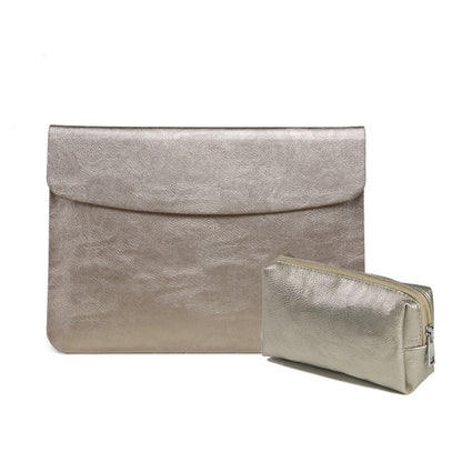 Horizontal Litchi Texture Laptop Bag Liner Bag For MacBook, 11 Inch A1370 / 1465, 12 Inch A1534, 13.3 Inch A1502 / 1425/1466/1369, 15.4 Inch A1398, 13 Inch A1708 / 1706/1989 / A2337 / A2338, 15 Inch A1707 / 1990, Pro 16 Inch A2141