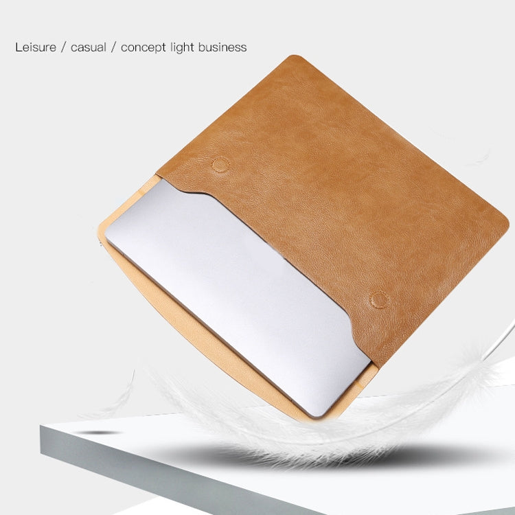 Horizontal Litchi Texture Laptop Bag Liner Bag For MacBook, 11 Inch A1370 / 1465, 12 Inch A1534, 13.3 Inch A1502 / 1425/1466/1369, 15.4 Inch A1398, 13 Inch A1708 / 1706/1989 / A2337 / A2338, 15 Inch A1707 / 1990, Pro 16 Inch A2141