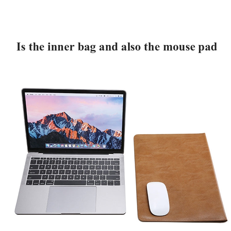 Horizontal Litchi Texture Laptop Bag Liner Bag For MacBook, 11 Inch A1370 / 1465, 12 Inch A1534, 13.3 Inch A1502 / 1425/1466/1369, 15.4 Inch A1398, 13 Inch A1708 / 1706/1989 / A2337 / A2338, 15 Inch A1707 / 1990, Pro 16 Inch A2141