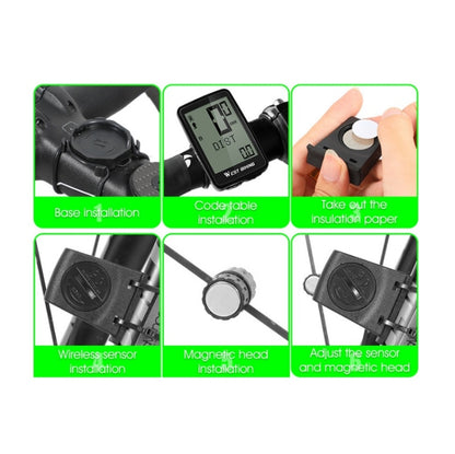 WEST BIKING Mountain Road Bike Five Language Code Table USB Riding Wireless Code Table Speedometer, YP0702075