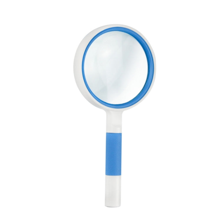 Hand-Held Reading Magnifier Glass Lens Anti-Skid Handle Old Man Reading Repair Identification Magnifying Glass, 37mm 16 Times (Black White), 37mm 16 Times (Blue White), 50mm 7 Times (Black White), 50mm 7 Times (Blue White), 65mm 6 Times (Black White)  ...