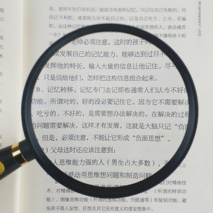 Children Science Education Elderly Reading Hand-Held Magnifying Glass, Specification: 110mm, 2pcs(110mm), 2pcs(90mm), 2pcs(75mm)