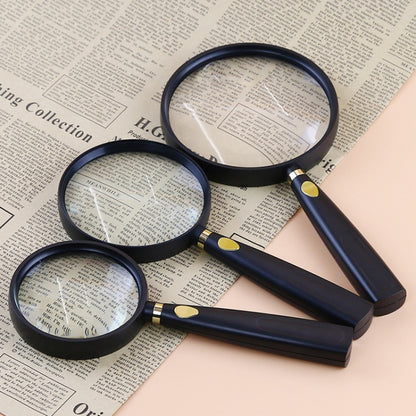 Children Science Education Elderly Reading Hand-Held Magnifying Glass, Specification: 110mm, 2pcs(110mm), 2pcs(90mm), 2pcs(75mm)
