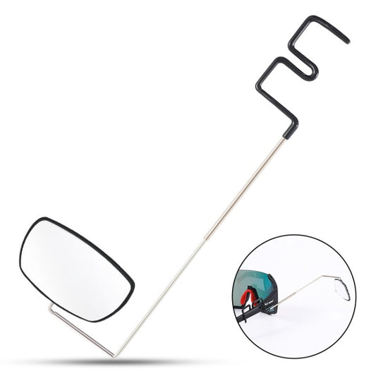 WEST BIKING Bicycle Riding Glasses Mini Rearview Mirror Multi-Angle Adjustable Flat Mirror, Helmet Mini  Rearview Mirror