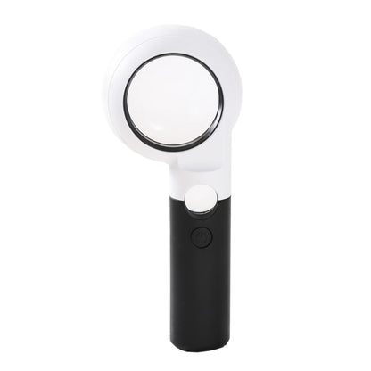 CH55-8L Hand-Held With LED Lamp Magnifier Double Lens 7 Times / 20 Times Portable Magnifying Glass, CH55-8L