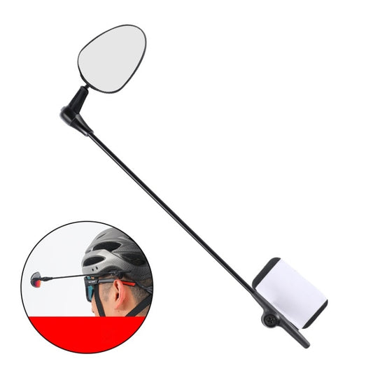 WEST BIKING Casque de vélo de route VTT Mini rétroviseur convexe réfléchissant, rétroviseur convexe
