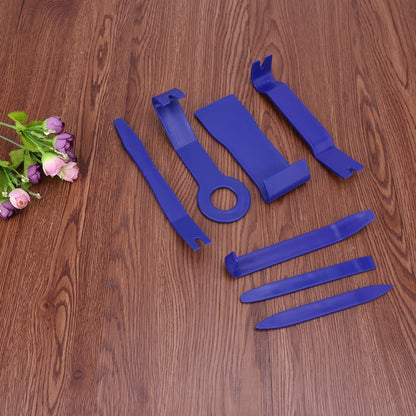 Kit d'outils de démontage pour autoradio DVD, panneau de porte et tableau de bord de voiture (7 pièces en 1)