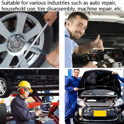 350mm Folding Cross Sleeve Car Tire Wrench, 350mm Folding Cross Wrench