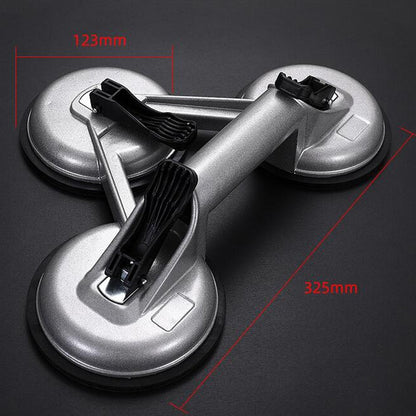 Ventouse de levage à trois griffes en aluminium pour verre, usage intensif