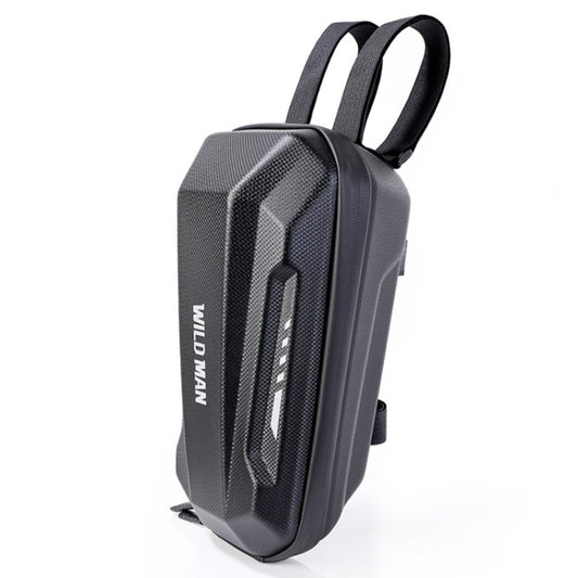 WILD MAN Electric Sooter Hard Shell EVA Front Bag Folding Bicycle Bag, 2L, 3L
