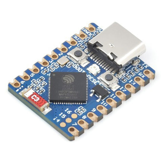 Waveshare ESP32-S3 Mini Development Board, Based On ESP32-S3FH4R2 Dual-Core Processor, without Header, with Header
