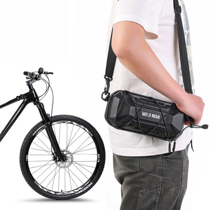 WILD MAN XT17 2L Bicycle EVA Hard Shell Front Bag Outdoor Cycling Handlebar Bag, XT17