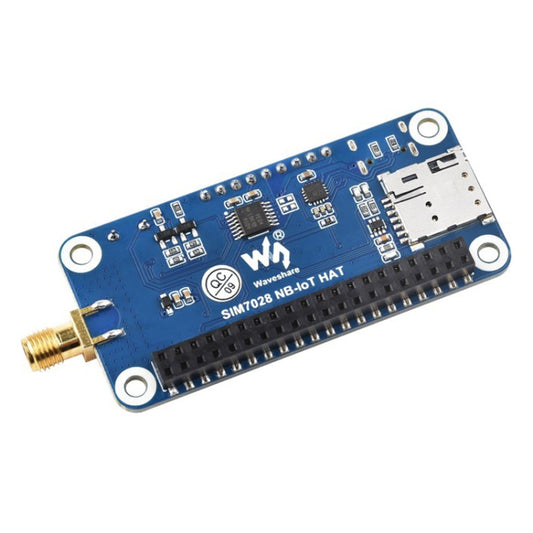 Waveshare 25349 SIM7028 NB-IoT HAT For Raspberry Pi, Supports Global Band NB-IoT Communication, 25349
