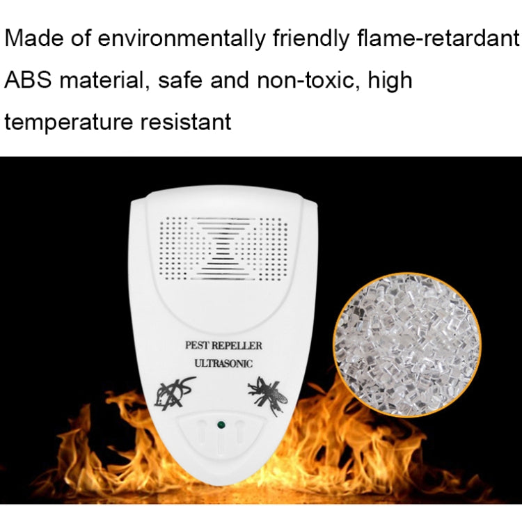 Répulsif anti-rongeurs électronique à ultrasons LI-3110, répulsif intelligent pour la maison, prise US (Noir), prise EU (Noir), prise UK (Noir)