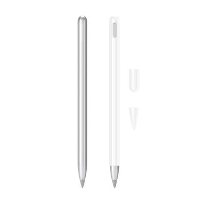 2 Sets 3 In 1 Stylus Silicone Protective Cover + Two-Color Pen Cap Set For Huawei M-Pencil