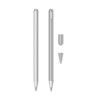 2 Sets 3 In 1 Stylus Silicone Protective Cover + Two-Color Pen Cap Set For Huawei M-Pencil