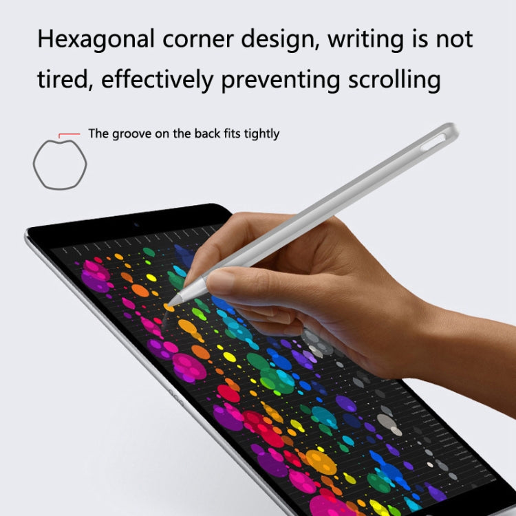 2 Sets 3 In 1 Stylus Silicone Protective Cover + Two-Color Pen Cap Set For Huawei M-Pencil