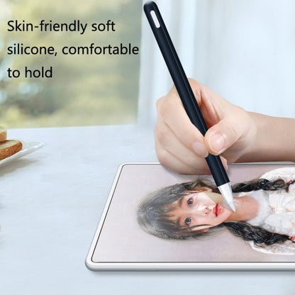 2 Sets 3 In 1 Stylus Silicone Protective Cover + Two-Color Pen Cap Set For Huawei M-Pencil