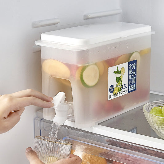 Household Cold Water Bottle With Faucet Refrigerator Fruit Teapot Summer Water Bucket
