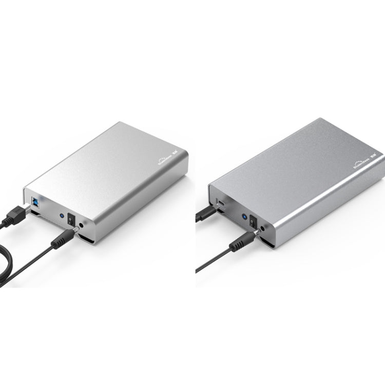 Blueendless U35Q 3.5 Inch Full Metal Mobile Hard Disk Box Type-C/Usb3.0 SATA Serial Desktop PC External Hard Disk Box, US Plug (USB 3.0 ), EU Plug (USB 3.0 ), UK Plug (USB 3.0 ), AU Plug (USB 3.0 ), US Plug (TYPE-C), EU Plug (TYPE-C), UK Plug (TYPE-C) ...