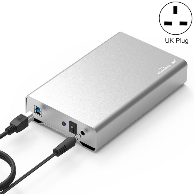 Blueendless U35Q 3.5 Inch Full Metal Mobile Hard Disk Box Type-C/Usb3.0 SATA Serial Desktop PC External Hard Disk Box, US Plug (USB 3.0 ), EU Plug (USB 3.0 ), UK Plug (USB 3.0 ), AU Plug (USB 3.0 ), US Plug (TYPE-C), EU Plug (TYPE-C), UK Plug (TYPE-C) ...