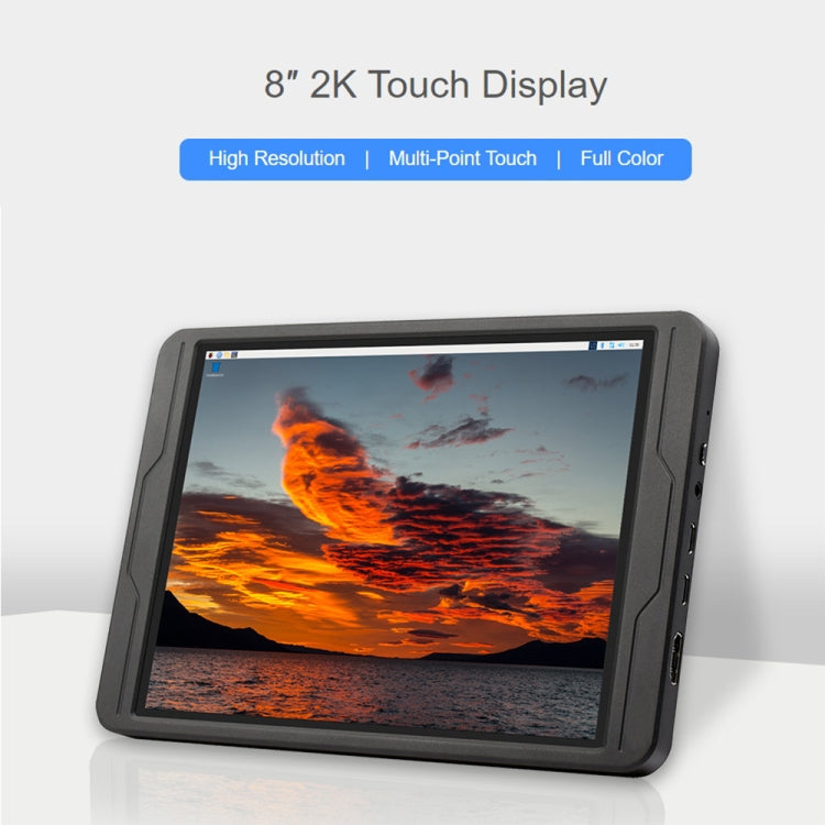 Écran tactile Waveshare 8 pouces 2K IPS 1536×2048 avec liaison optique et verre trempé, prise US, prise EU, prise UK