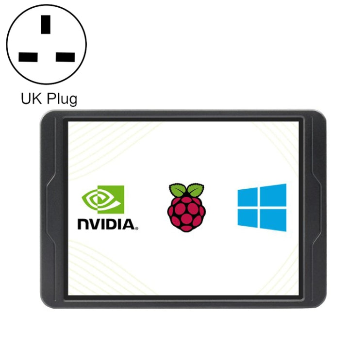 Écran tactile Waveshare 8 pouces 2K IPS 1536×2048 avec liaison optique et verre trempé, prise US, prise EU, prise UK