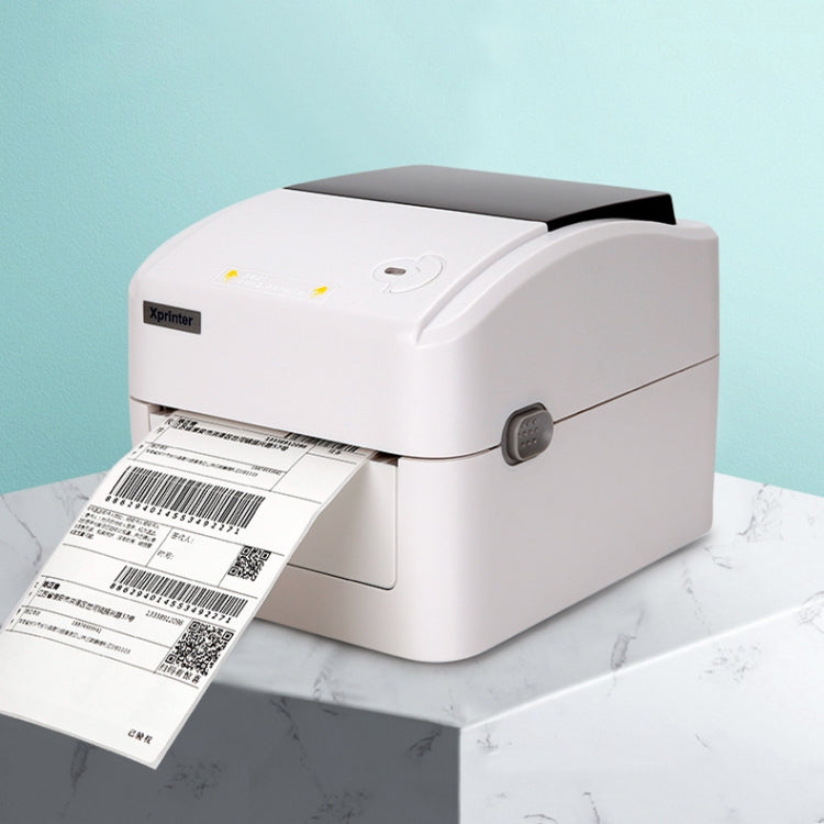 Xprinter XP-420B Imprimante d'étiquettes thermique auto-adhésives pour commandes Express 108 mm, USB+Bluetooth, USB+WIFI, USB+LAN