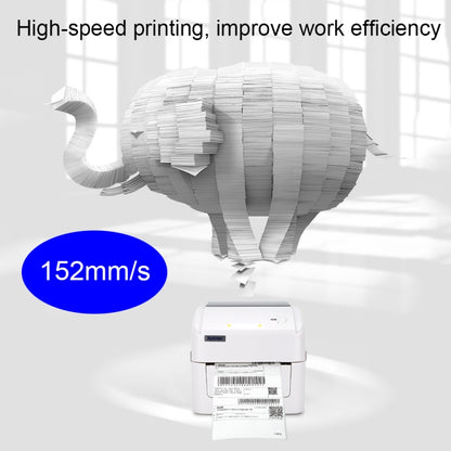Xprinter XP-420B Imprimante d'étiquettes thermique auto-adhésives pour commandes Express 108 mm, USB+Bluetooth, USB+WIFI, USB+LAN