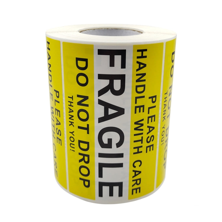 Handle With Care Fragile Warning Sticker Label, 2.5x4 inch