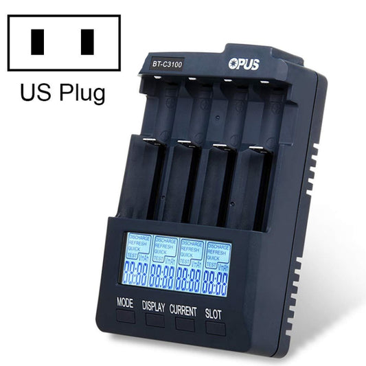 OPUS BT-C3100 Smart Smart Digital Intelligent 4-Slot Battery Charger
