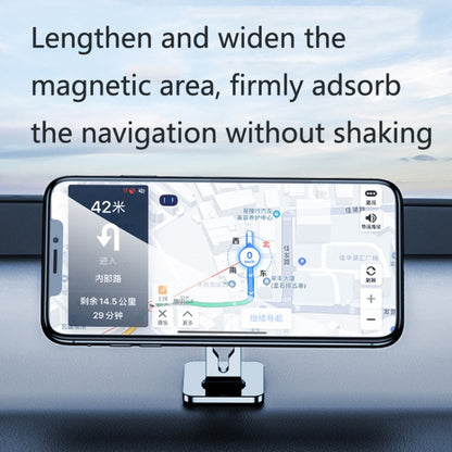2 PCS Multifunctional Car Phone Holder Magnetic Suction Instrument Panel Navigation Suction Cup Holder, S17 Black, S17 Silver, F6 Black, F6 Rose Gold