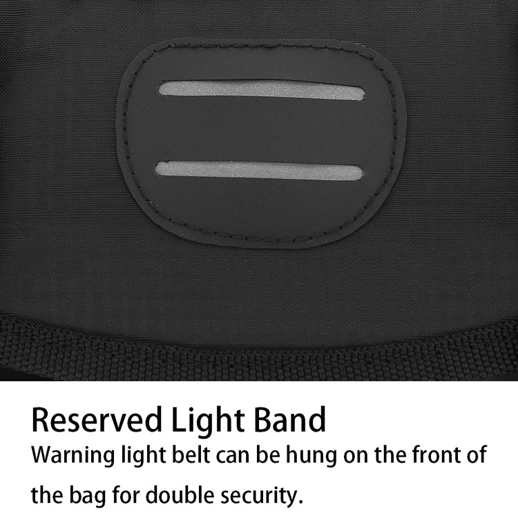 SAHOO 11L Sac avant de vélo agrandi, sac de guidon étanche et résistant à l'usure pour VTT avec clip en maille, sac de guidon SAHOO 11L