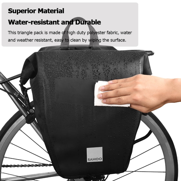 SAHOO 20L Bicycle Shelf Bag Long-Distance Cycling Pannier Bag, SAHOO 20L Bicycle Rear Seat Bag