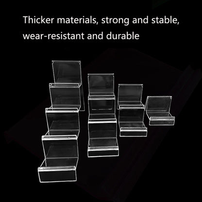 10 PCS Thickened Transparent Wallet Holder Plastic Phone Mask Display Stand Counter Display Stand,Specification:, No. 3 1 Layer, No. 3 2 Layer, No. 3 3 Layer, No. 3 4 Layer, No. 4 1 Layer, No. 4 2 Layer, No. 4 3 Layer, No. 4 4 Layer
