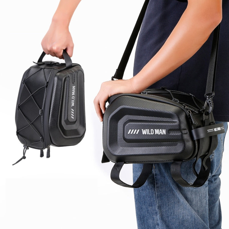 WILD MAN GD5 4L Bicycle EVA Hard Shell Rack Tail Bag Outdoor Cycling Equipment, GD5 4L
