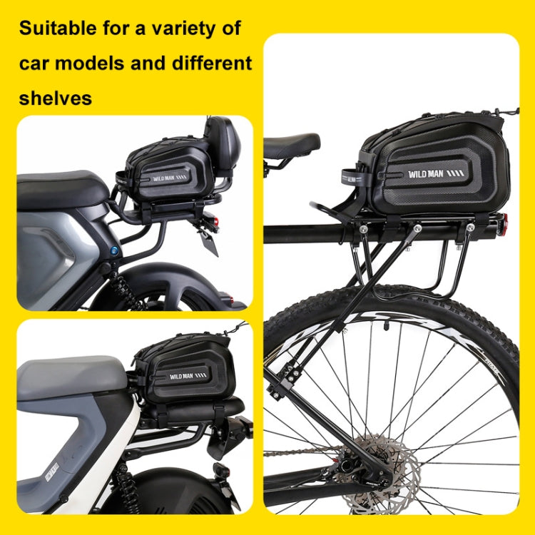 WILD MAN GD5 4L Bicycle EVA Hard Shell Rack Tail Bag Outdoor Cycling Equipment, GD5 4L
