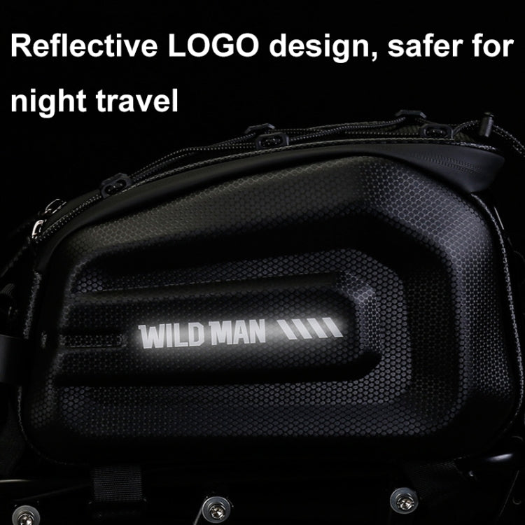 WILD MAN GD5 4L Bicycle EVA Hard Shell Rack Tail Bag Outdoor Cycling Equipment, GD5 4L