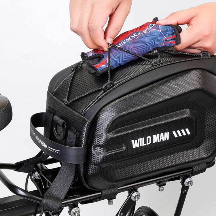 WILD MAN GD5 4L Bicycle EVA Hard Shell Rack Tail Bag Outdoor Cycling Equipment, GD5 4L