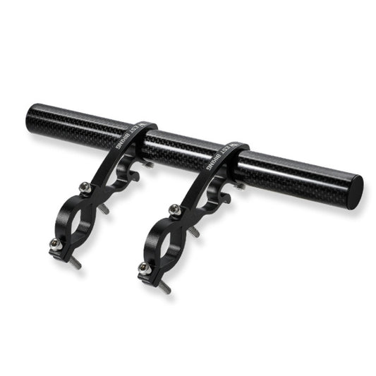 WEST BIKING YP0719246 Spécification du cadre d'extension de support pour phare de vélo et ordinateur de bord :, Alliage d'aluminium, Fibre de carbone