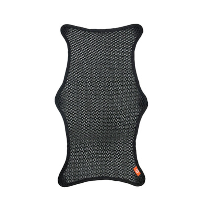 HOUZHI MTZT1010 Housse de Siège de Moto Respirante en Maille 3D Anti-Transpiration et Rafraîchissante, Isolation Solaire, Style:, Couche Simple S, Couche Simple XL, Double Couche S, Double Couche M, Double Couche L